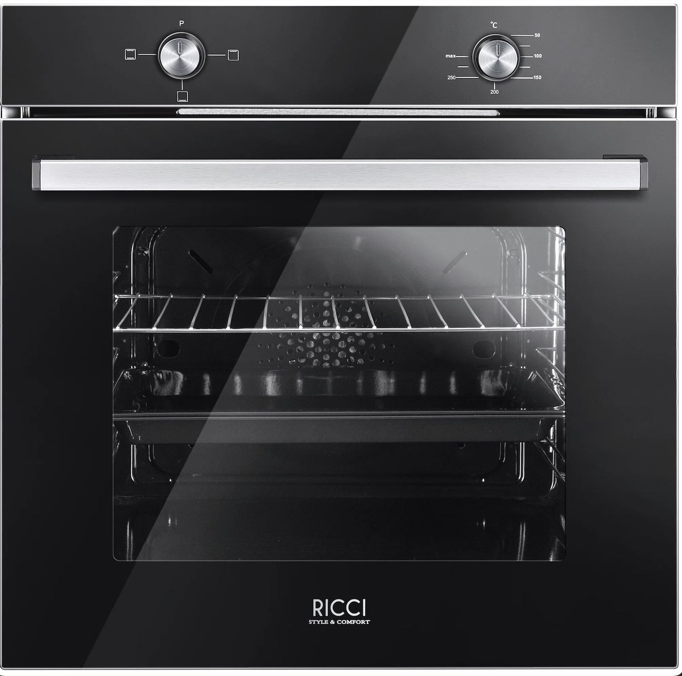 газовый духовой шкаф ricci rgo 620bg