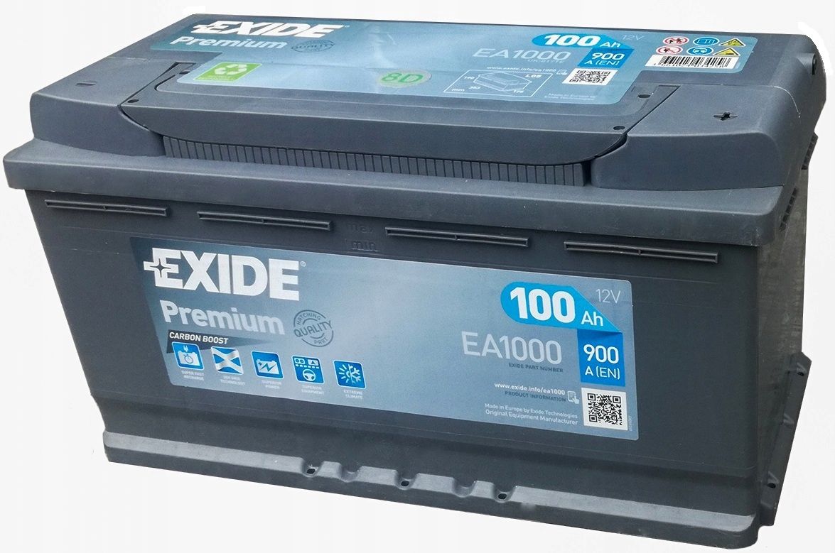 Аккумулятор 1000. Аккумулятор Exide ea1000. Exide Premium 100ah. Exide Premium ea1000. Exide EFB 100.