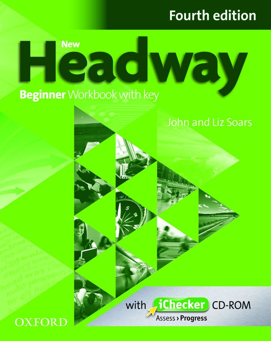 New Headway (4th edition) Beginner Workbook with Key