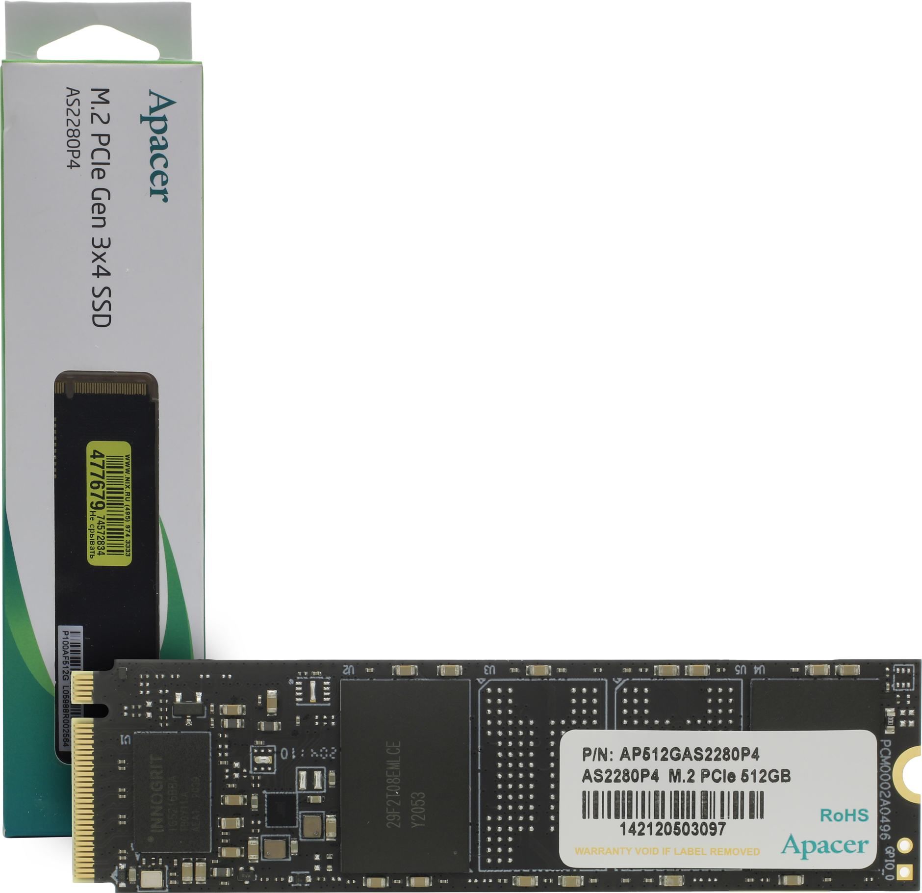 Ssd m 2 накопитель apacer as2280p4