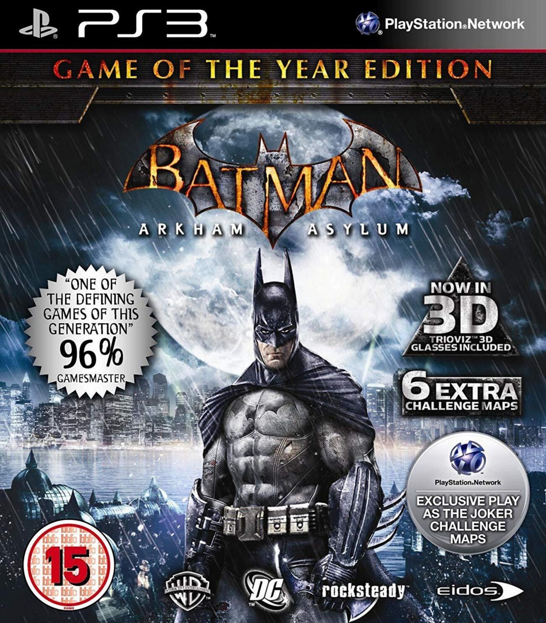 Игры game of the year edition. Batman Arkham Asylum ps3 диск. Игра Бэтмен на пс3. Batman Arkham Asylum ps3 обложка. Batman Asylum GOTY ps3.