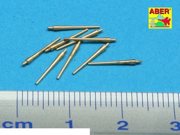 ABER ABR-1:700-L-25 Дополнения для Set of 9 pcs 203 mm barrels for USN ships : San Francisco, Tuscaloosa type для 1/700