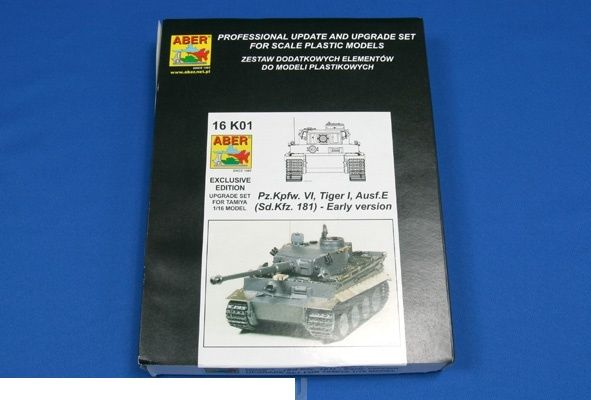 ABER ABR-16-K01 Дополнения для Pz.Kpfw. VI Ausf.E (Sd.Kfz.181) Tiger I  early version для Tamiya 1/16