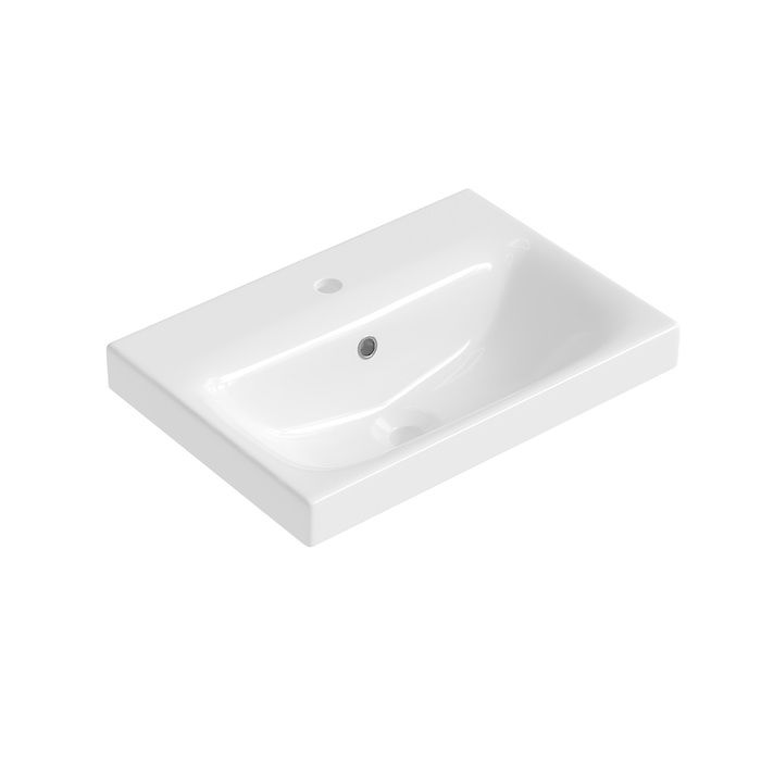 Фото товара на маркетплейсе ozon Раковина для ванной, на тумбу, 50 см, IDDIS, 3505000i28