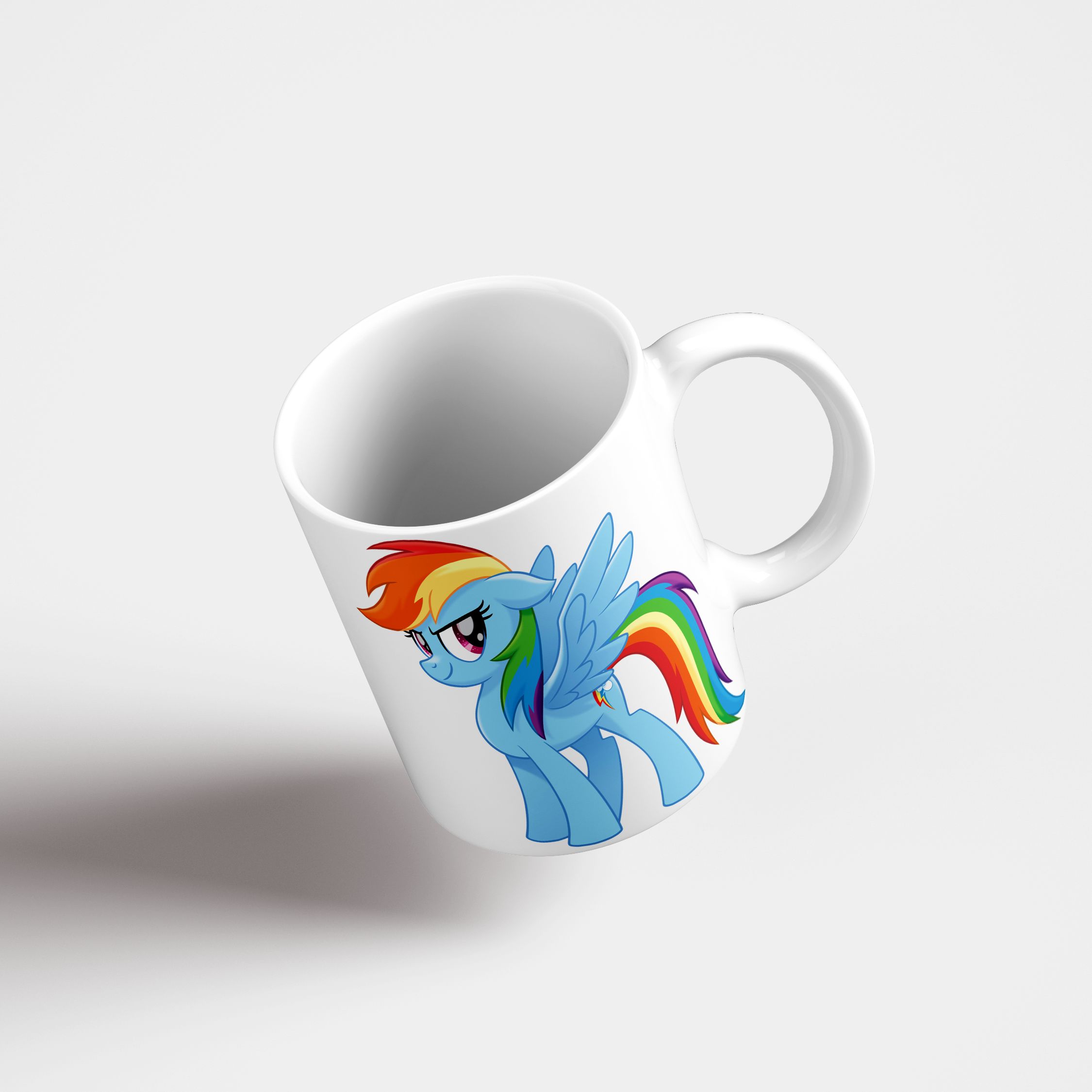 Кружка My Little Pony, MLP, Мой Маленький Пони, Рейнбоу Дэш, Rainbow Dash,  330 мл, 1шт.