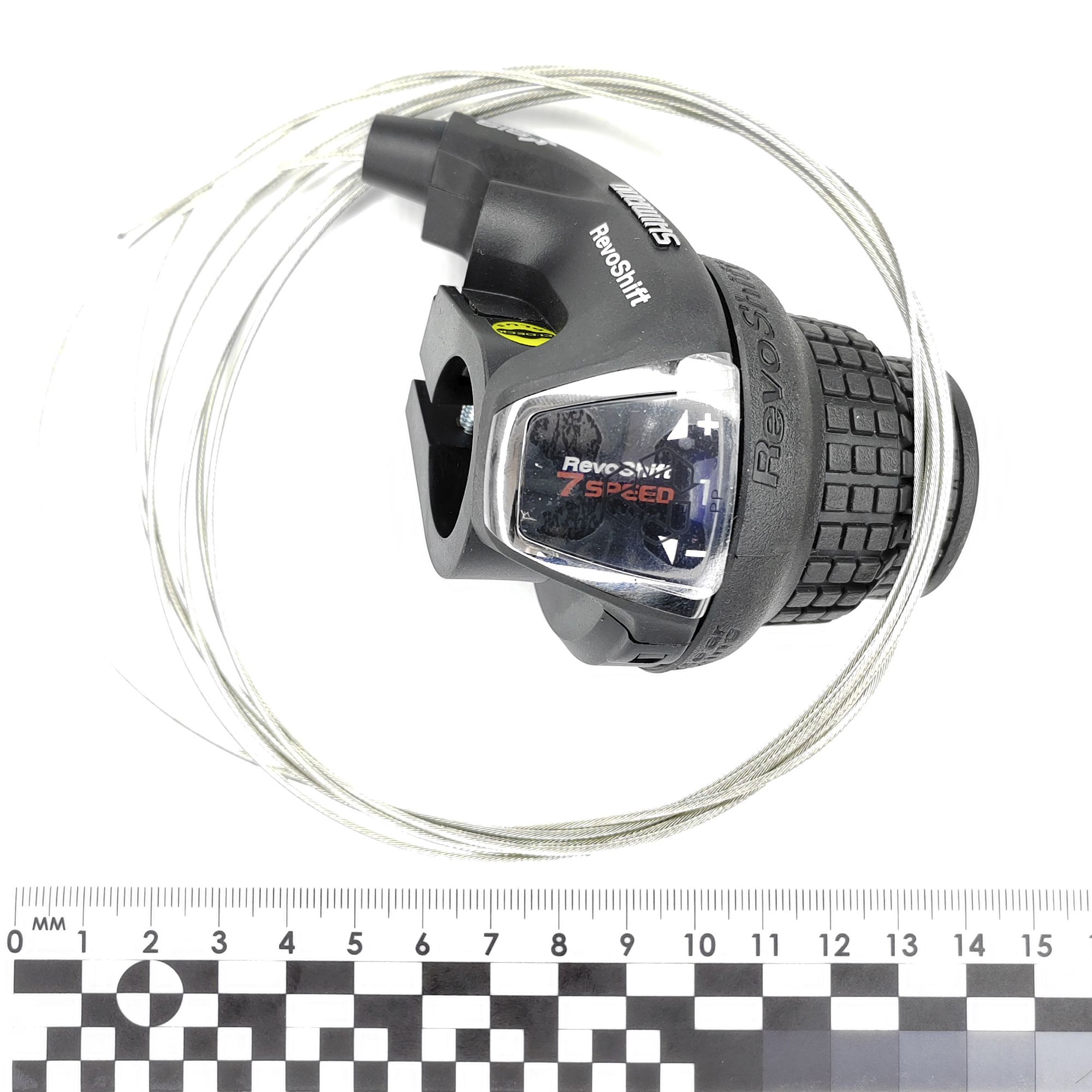 Shimano Шифтер SL-RS35, серия Tourney, 7 скоростей, под правую руку, трос 205 см, черный. — Товары для велоспорта
