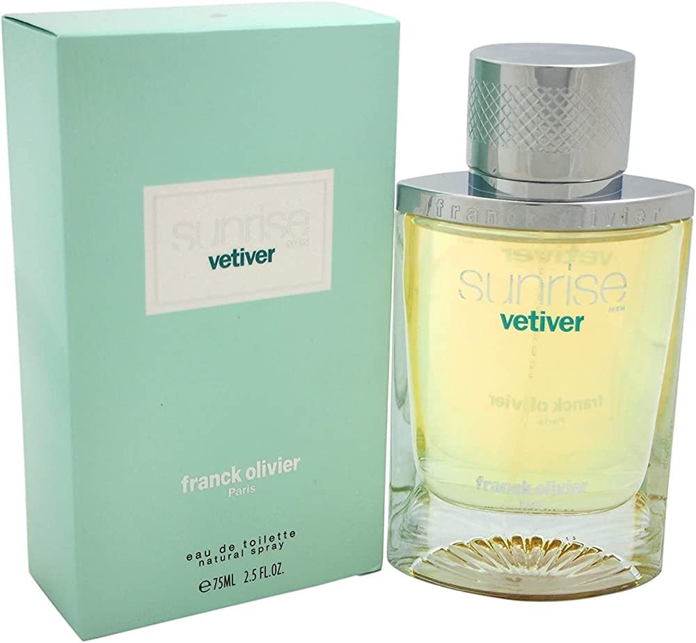 Vetiver туалетная вода. Sunrise Vetiver Franck Olivier. Franck Oliver Sunrise Vetiver [m] EDT - 75ml. Аромат Sunrise Vetiver Franck Olivier для мужчин. Аромат Vetiver & Lemon,Bergamot.