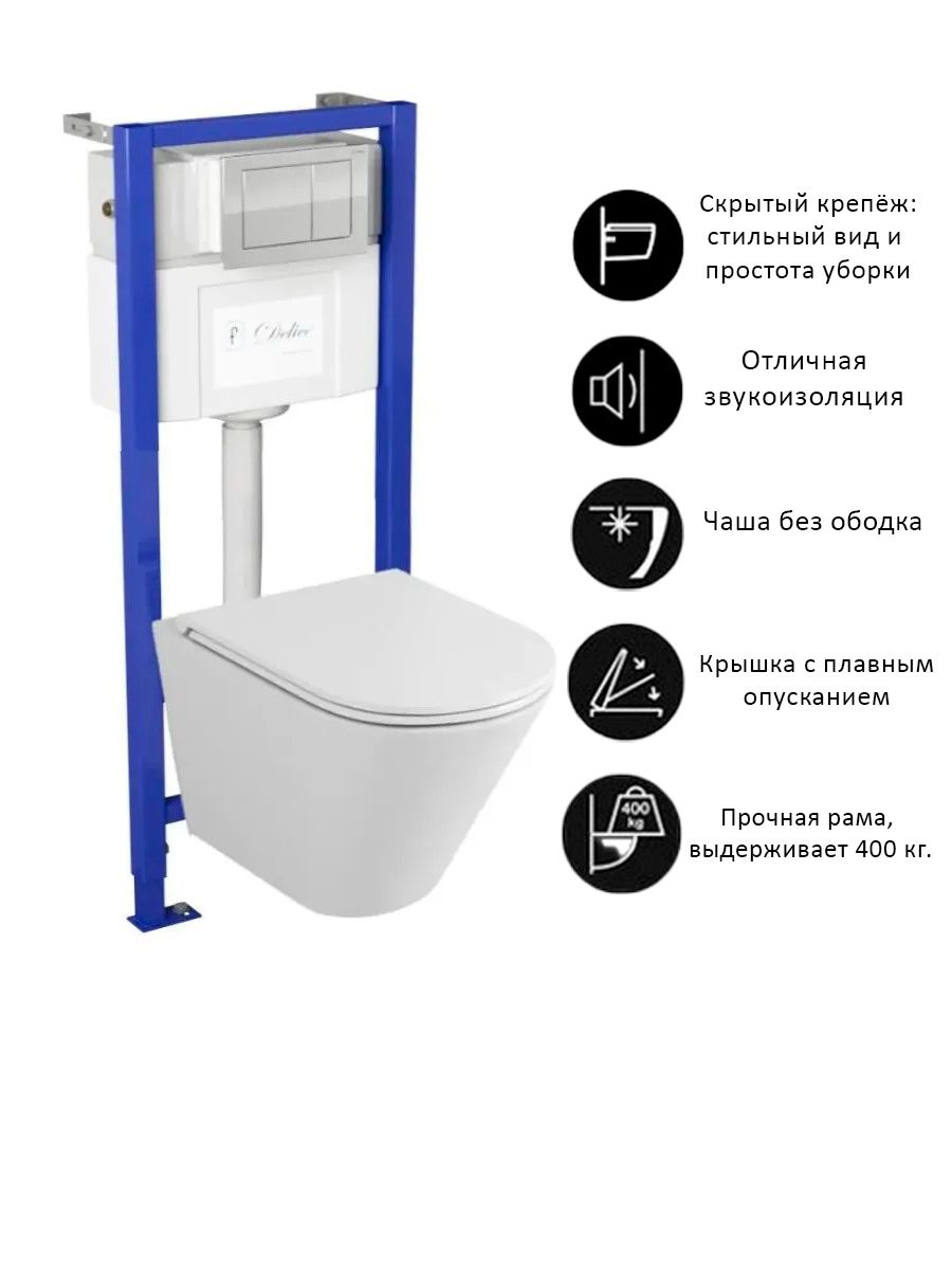 Низкая Инсталляция С Унитазом В Комплекте Купить