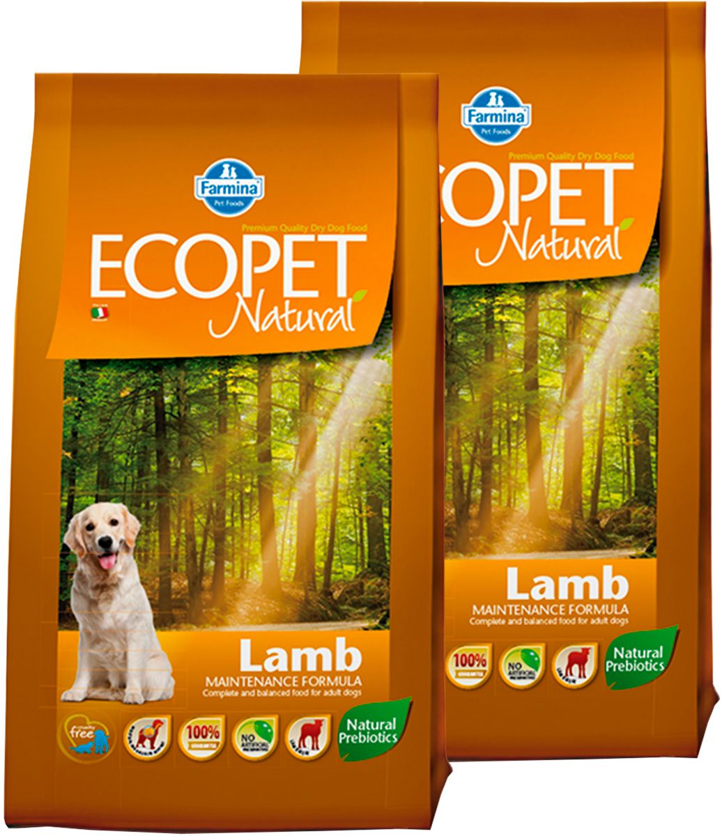 Farmina lamb. Фармина Экопет для собак. Farmina Ecopet natural Adult Medium сухой корм для собак 12 кг. Корм для собак Фармина с ягненком для мелких пород. Корм Фармина нд для собак с ягненком.