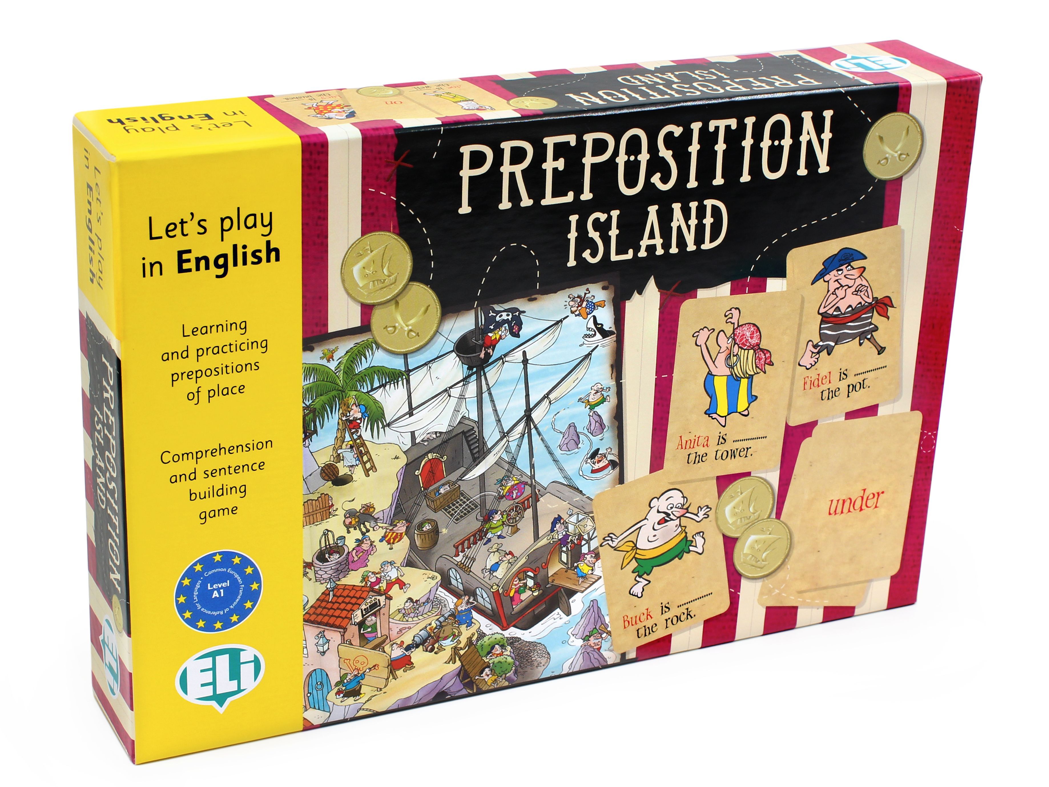 PREPOSITION ISLAND (A1) / Обучающая игра на английском языке 