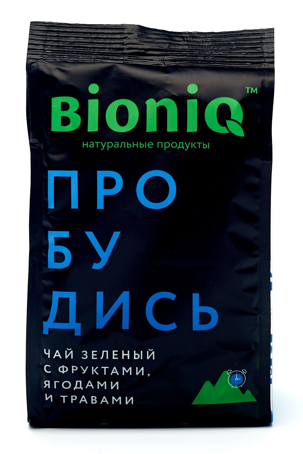 Чайзеленый"Пробудись"сфруктами,ягодамиитравами"BioniQ"50гр