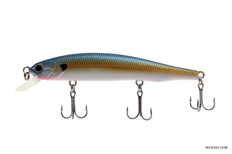 Воблер 105мм, 11г, Загл. 0,5-1м, цвет 08