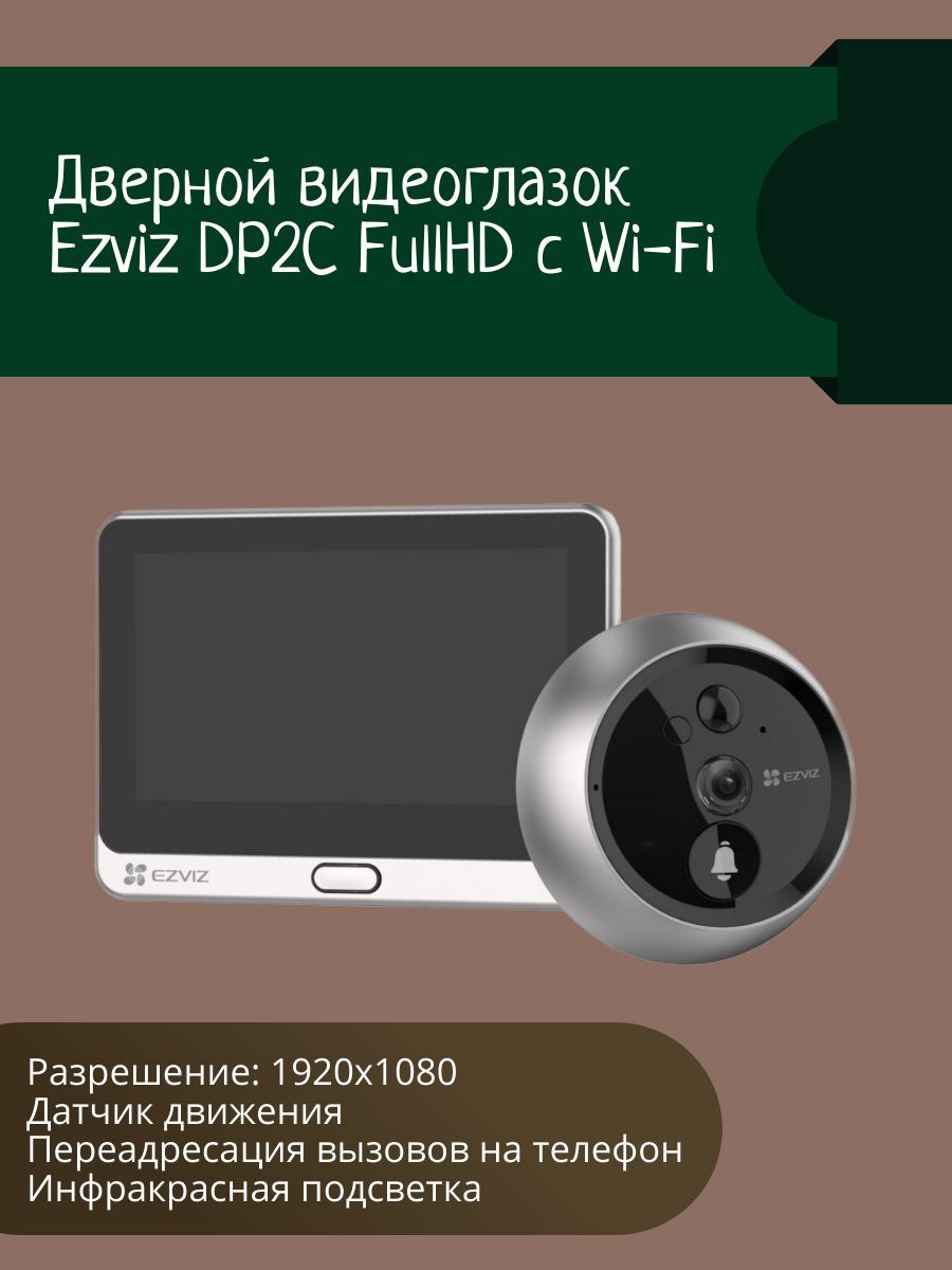 Ezviz cs dp2c. Видеоглазок EZVIZ.