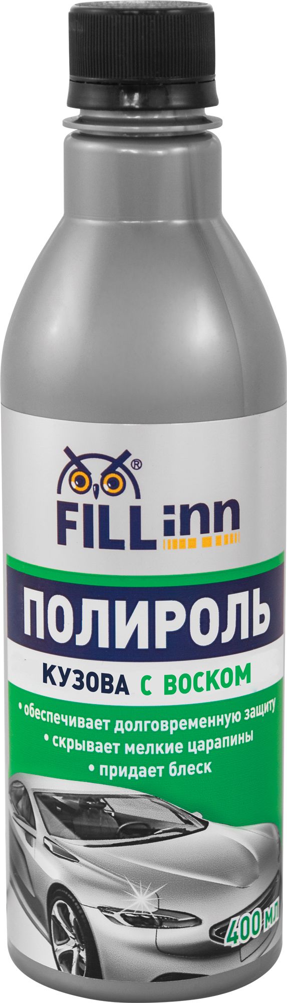 FL046 Полироль кузова с воском, 400 мл, FILL Inn