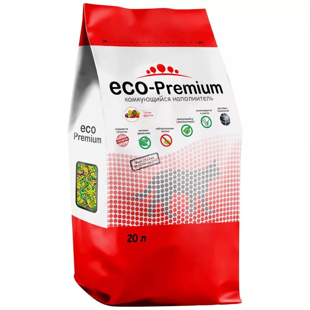 ECO-PremiumНаполнительДревесныйКомкующийся7600г.