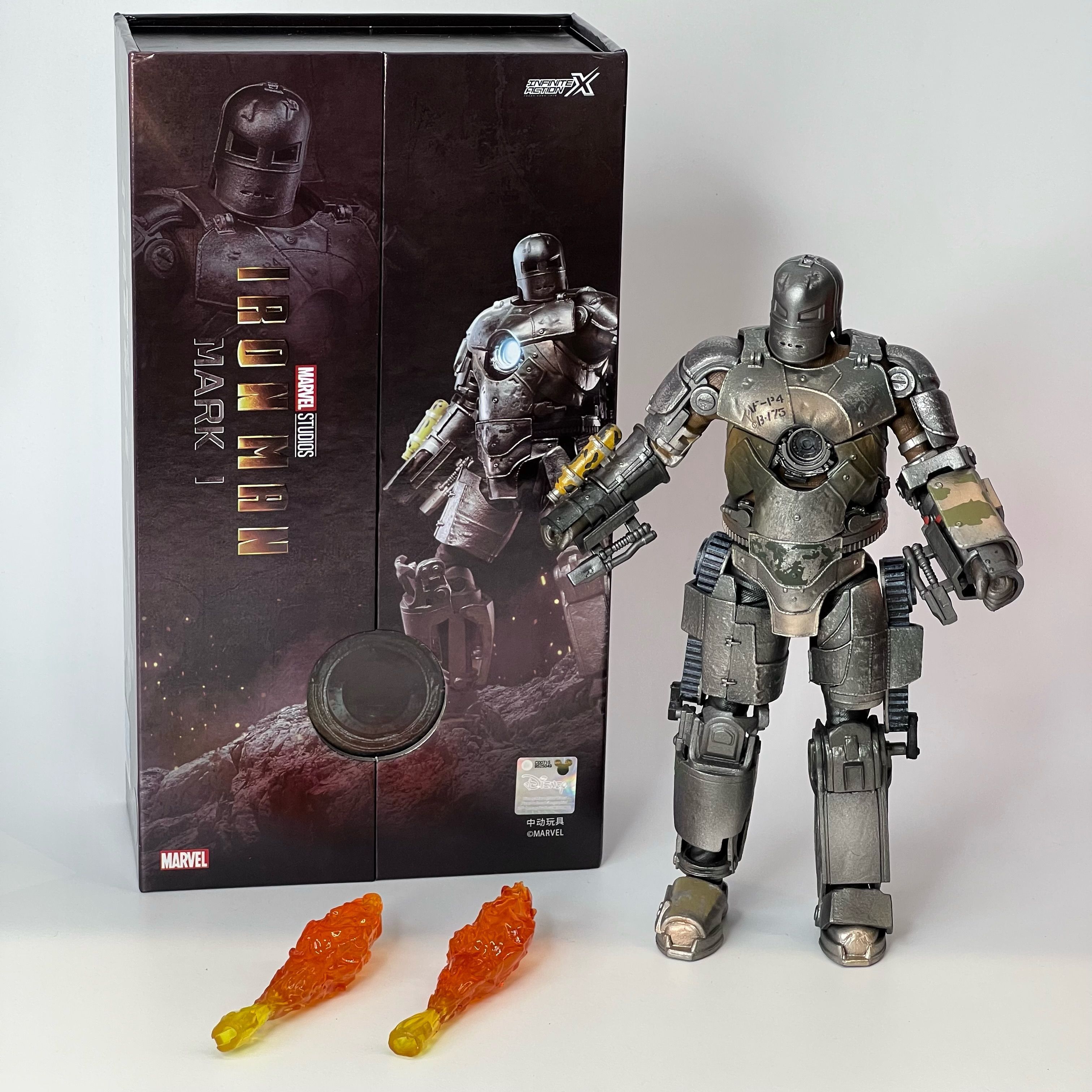 ФигуркаЖелезныйчеловекMarvelZDToys1906-01Mark1