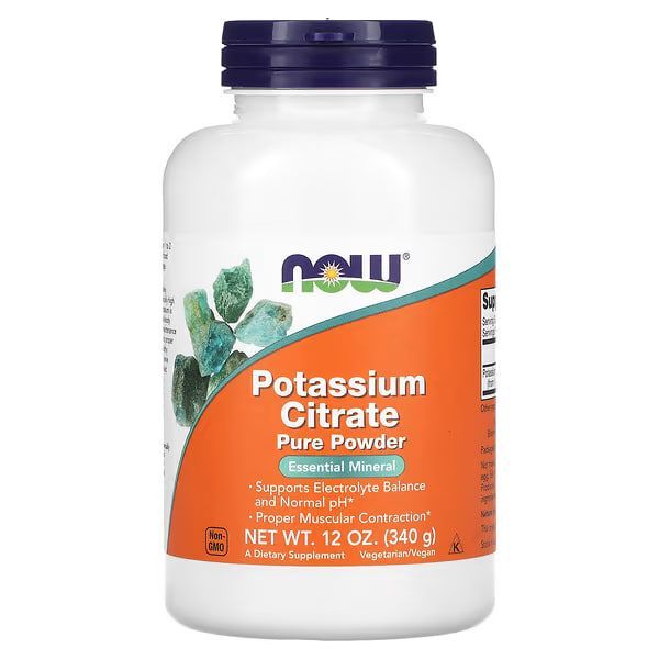 Now Foods Potassium Citrate 340 грамм