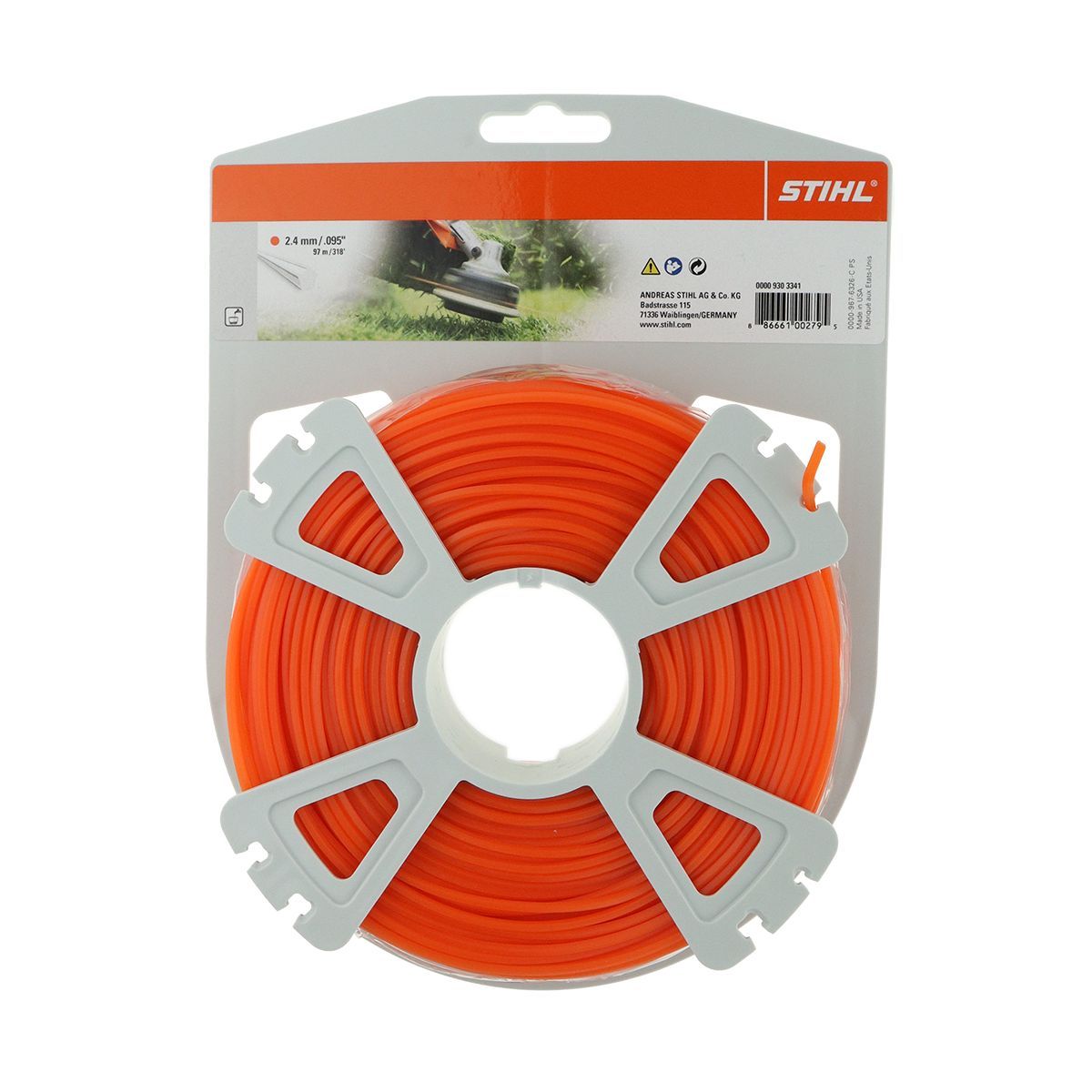 Леска Для Триммера Штиль 2.4 Мм Купить