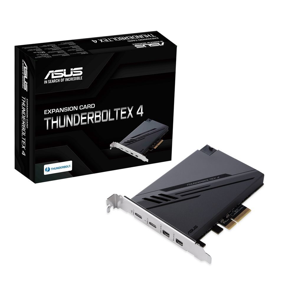 ASUSСетевойконтроллерTHUNDERBOLTEX4/2TB4USB4TYPECADDONCARD