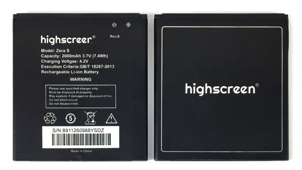 Highscreen Zera F Аккумулятор Купить