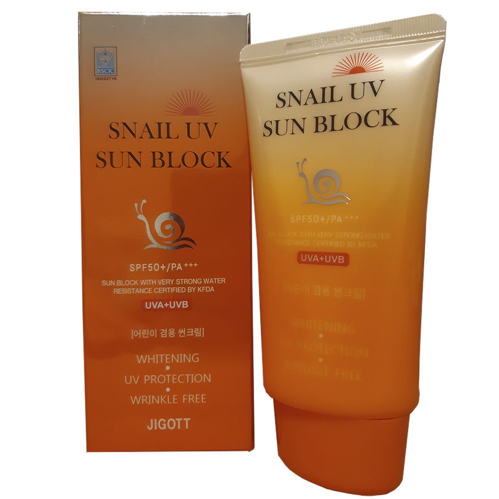 Sun block cream. Sun block cream