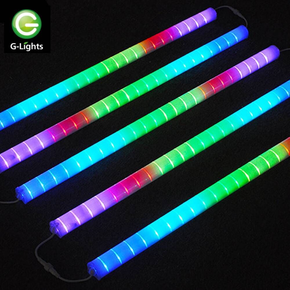 Трубка rgb. Светодиодные трубки DMX. Led трубки с DMX WIFI И защитой ip65. Подсветка трубка с молнией внутри.