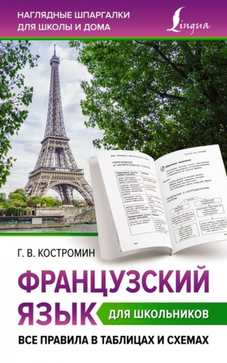 Французский язык для школьников. Все правила в таблицах и схемах.