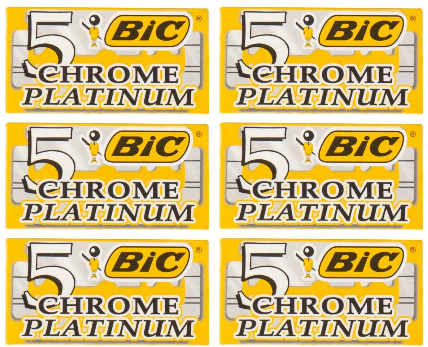 Bic Лезвие классическое Platinum Chrome 5 шт, 6 уп