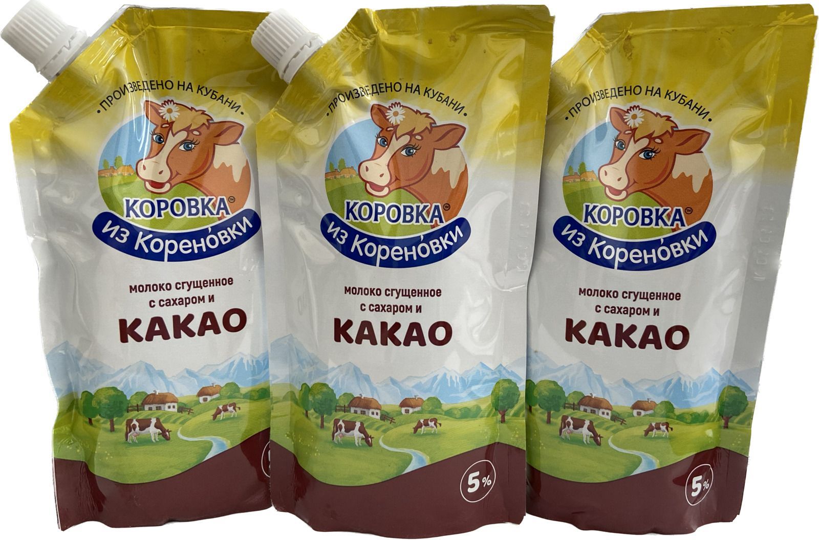 КАКАО "Коровка из Кореновки" Дой-Пак 270гр 3шт