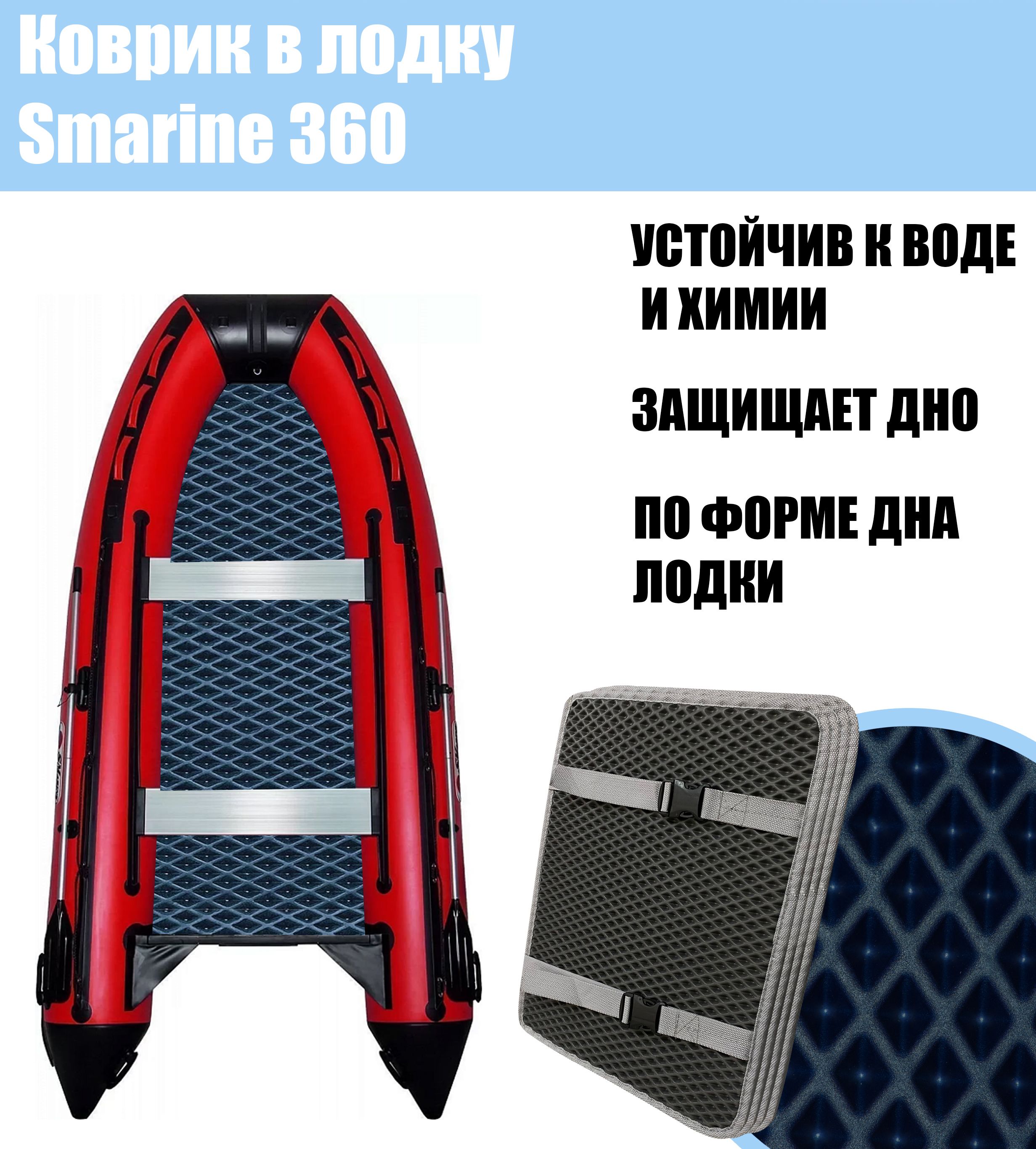 Коврик EVA в лодку Smarine 360 НД / Смарин 360 нд