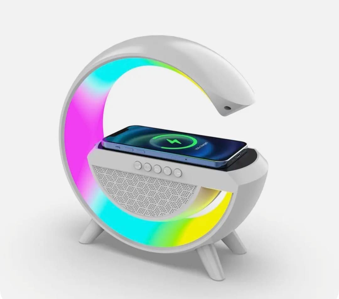 Беспроводная зарядка колонка лампа. Умная колонка RGB Smart Light Sound Machine. Будильник колонка. Колонка Радуга. Led Wireless Charging Speaker bt2301 инструкция на русском.