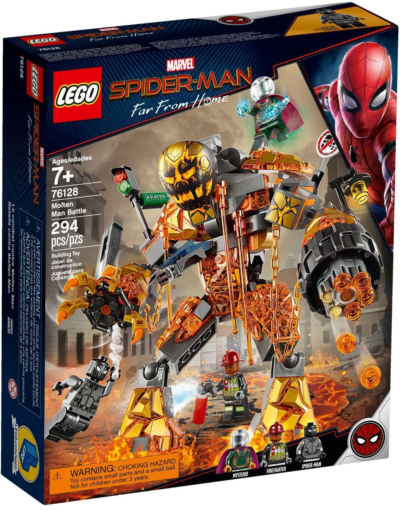 LEGO Marvel Super Heroes 76128 Molten Man Battle OZON 1039131716