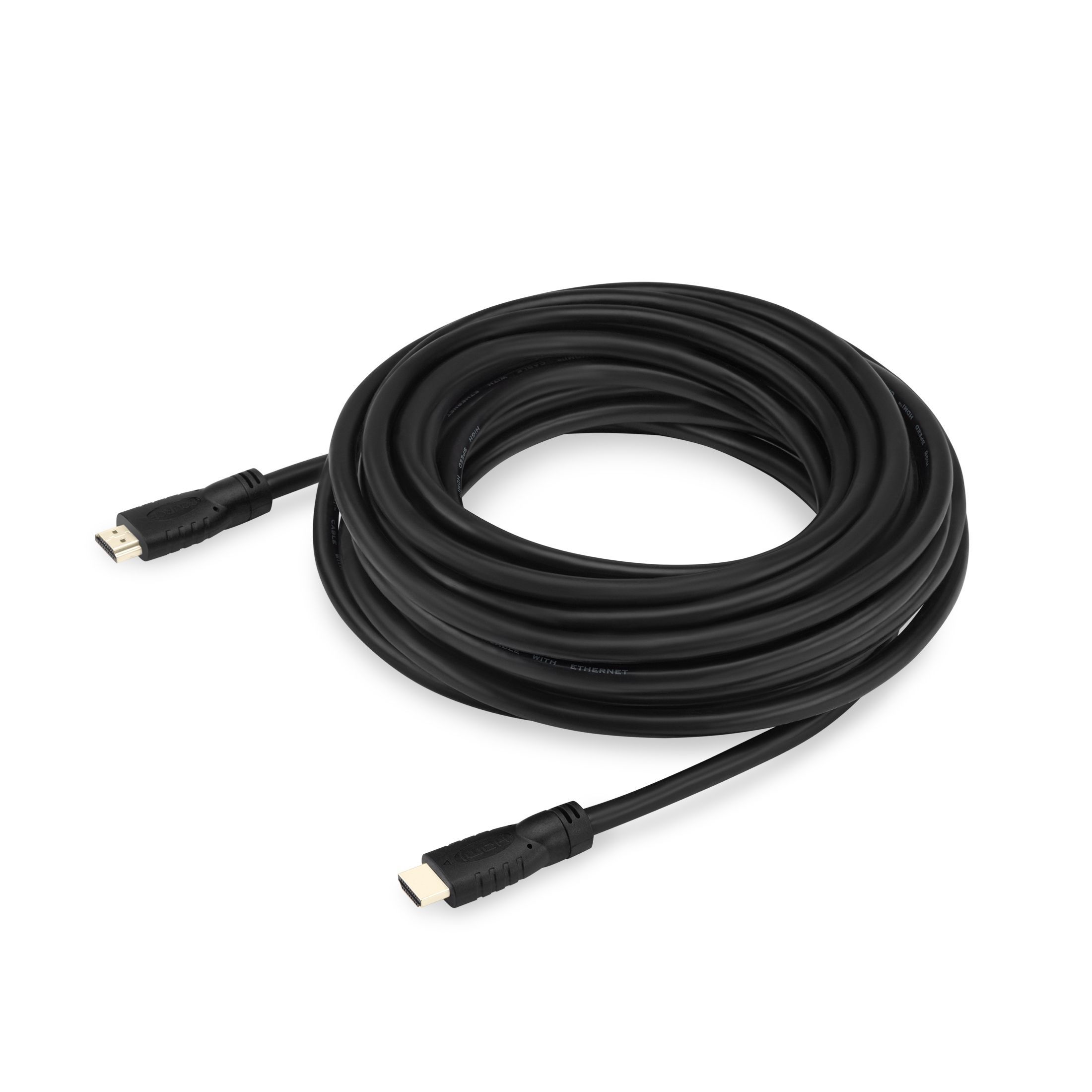 Кабель аудио-видео Buro HDMI (m)/HDMI (m) 15м. Позолоченные контакты черный (BHP HDMI 2.0-15)