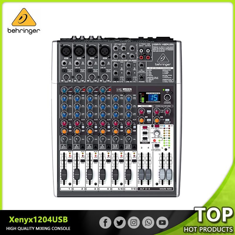 BehringerXenyx1204USBМикшерныйпульткомпактный