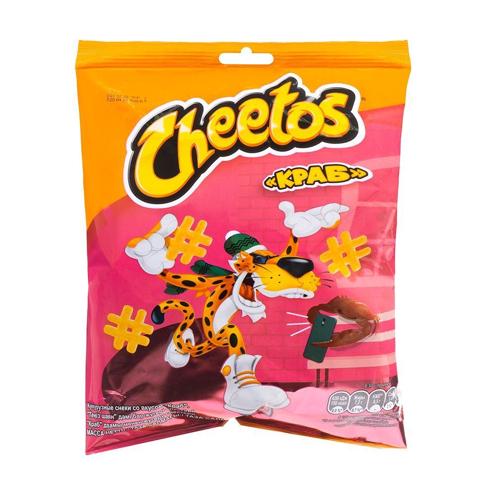 Кукурузные палочки, Cheetos, 50 г, Краб