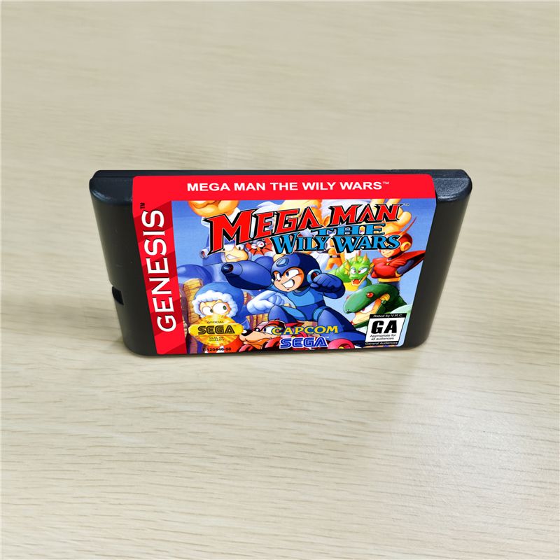 Megaman the Wily Wars 16bit Cartridge