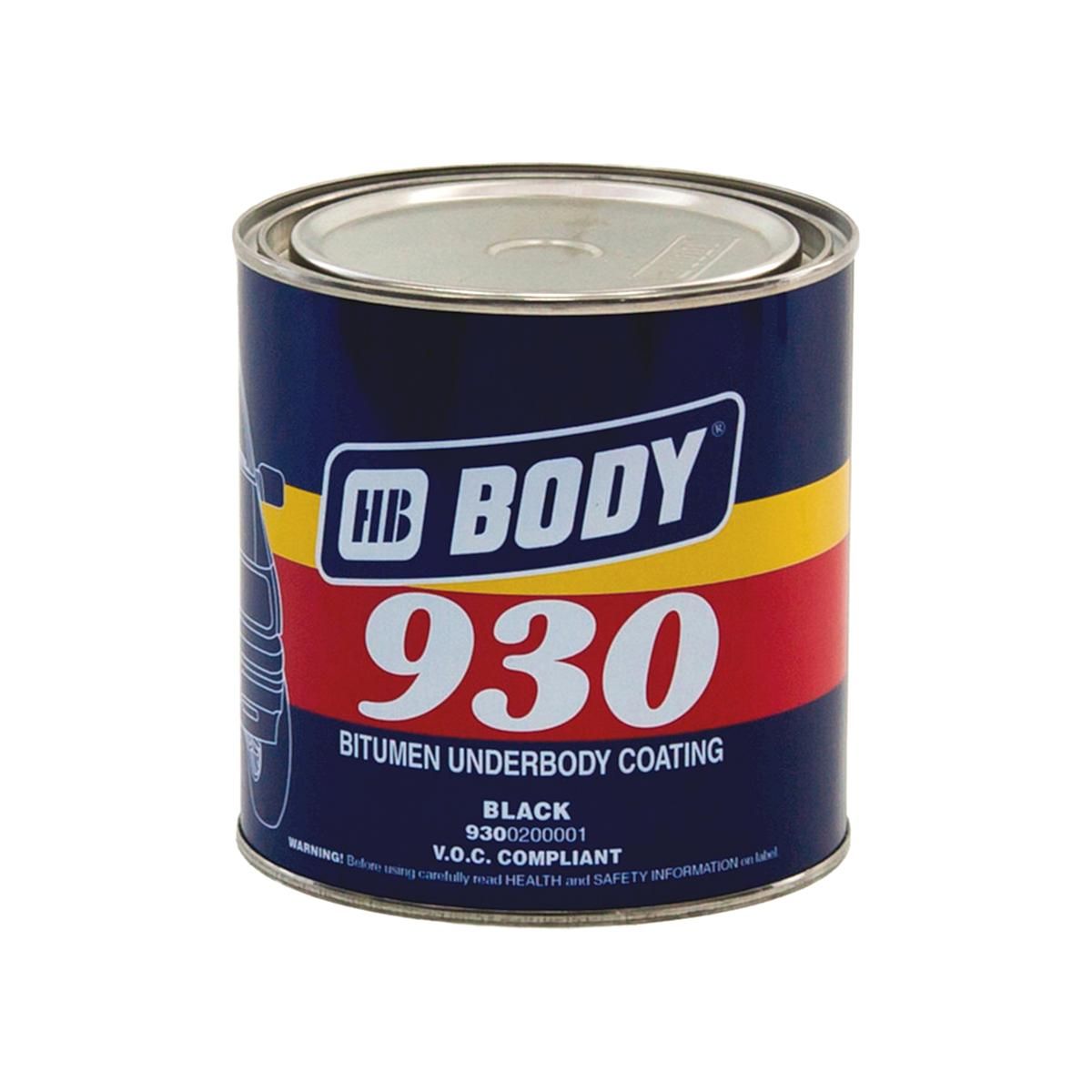 Антикор автомобильный Body 930 Underbody Coating черный 1 кг.