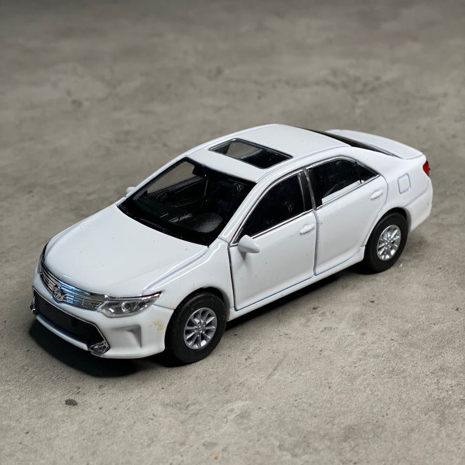 Металлическая машинка Welly TOYOTA CAMRY 2015 Тойота Камри, инерционная,  цвет Белый - купить с доставкой по выгодным ценам в интернет-магазине OZON  (1237176690)