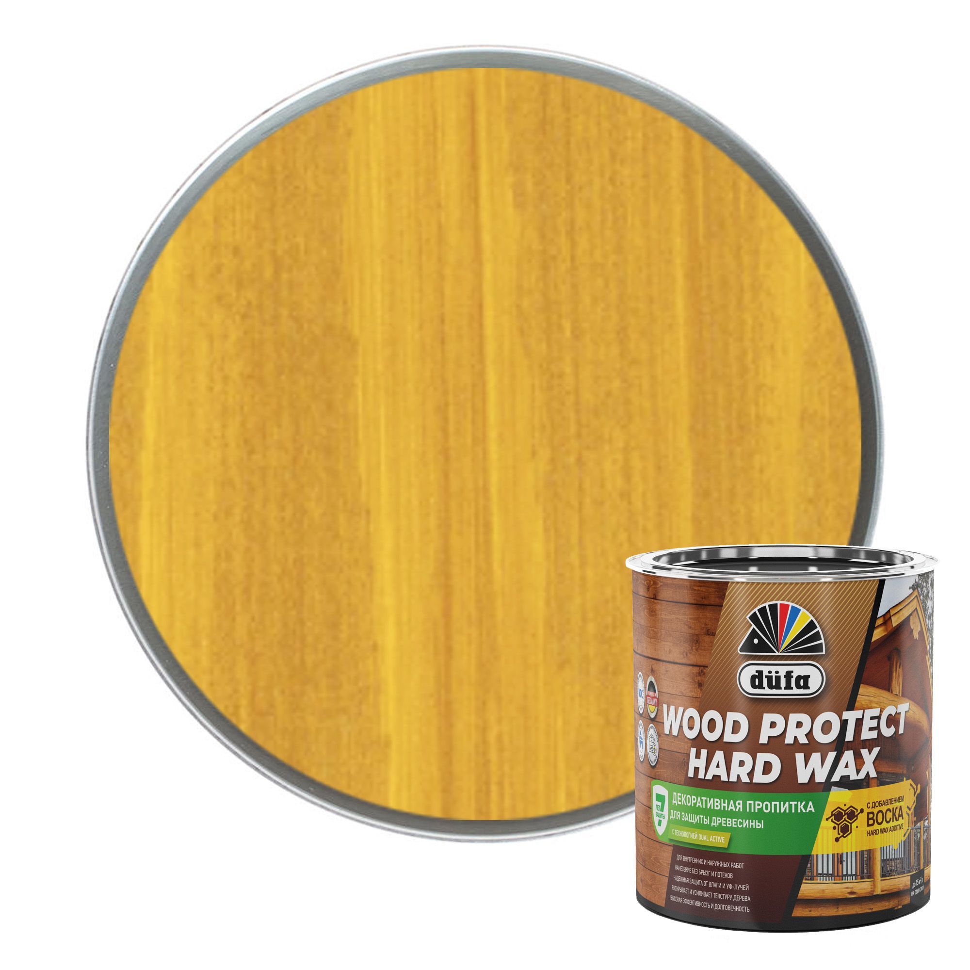 Пропитка DUFA WOOD PROTECT HARD WAX пиния 0,75 л - купить по низкой цене в  интернет-магазине OZON (1068341787)