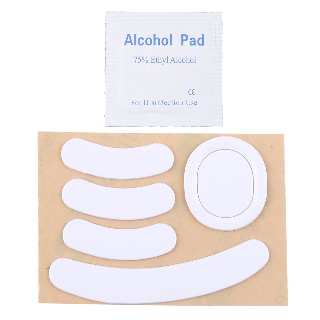 1 комплект, толщина 0,6 мм, сменные белые коньки для мыши с изогнутыми краями для G Pro Wireless