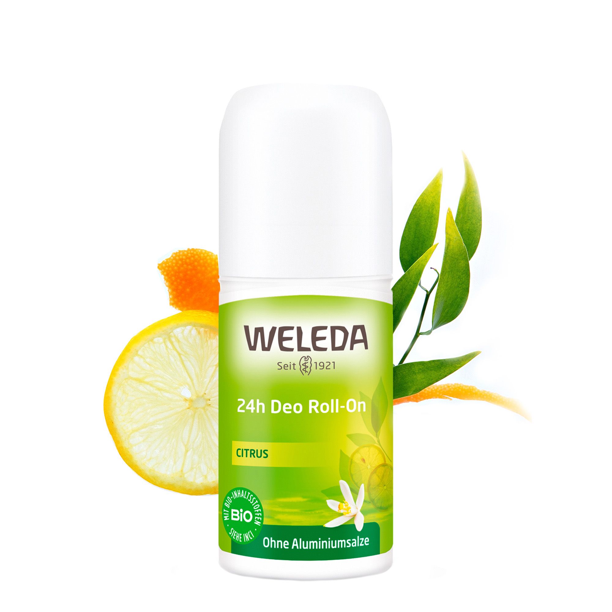 Цитрусовый дезодорант Weleda Roll-On, 24 часа, 50 мл