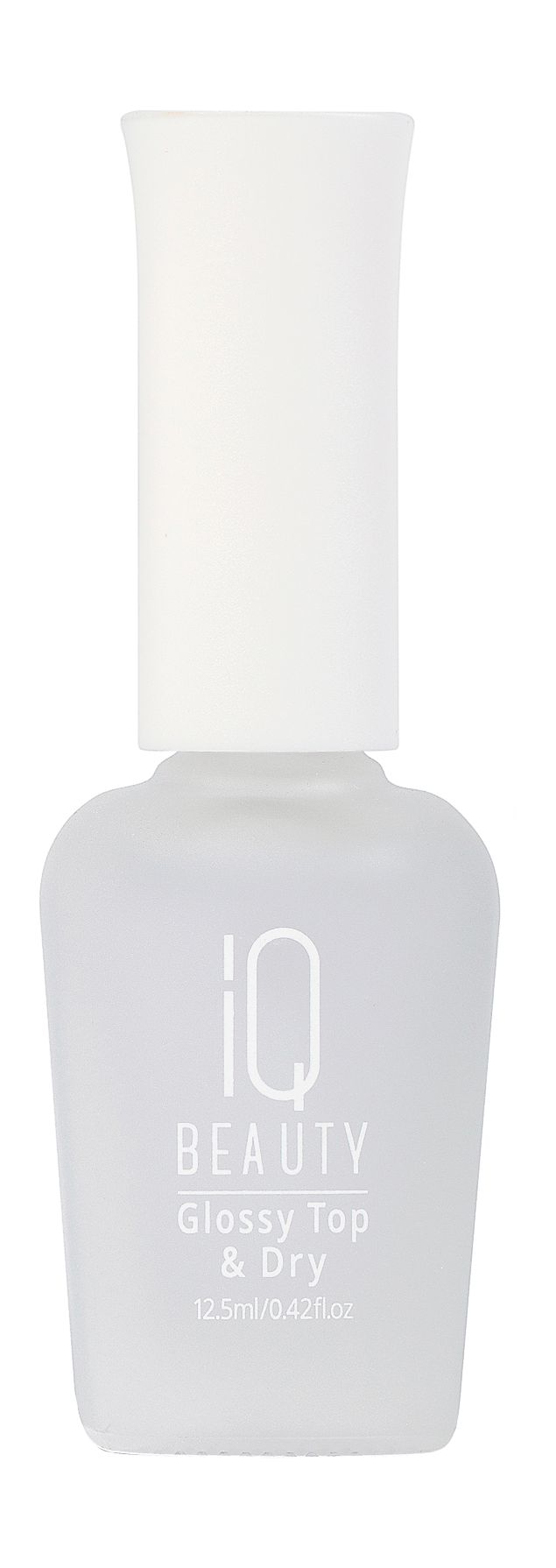 IQ BEAUTY Зеркальное защитное покрытие и сушка для лака Glossy Top & Dry, 12,5 мл