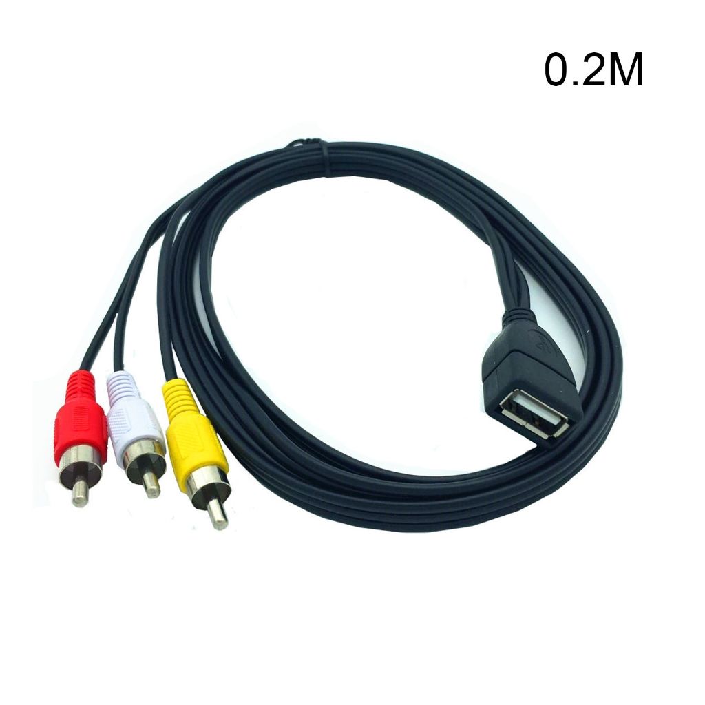 Кабель USB - 3rca