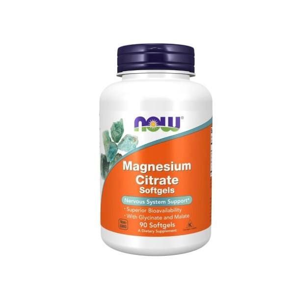 Now Foods Magnesium Citrate, Магний цитрат, 134 мг, 90 капсул