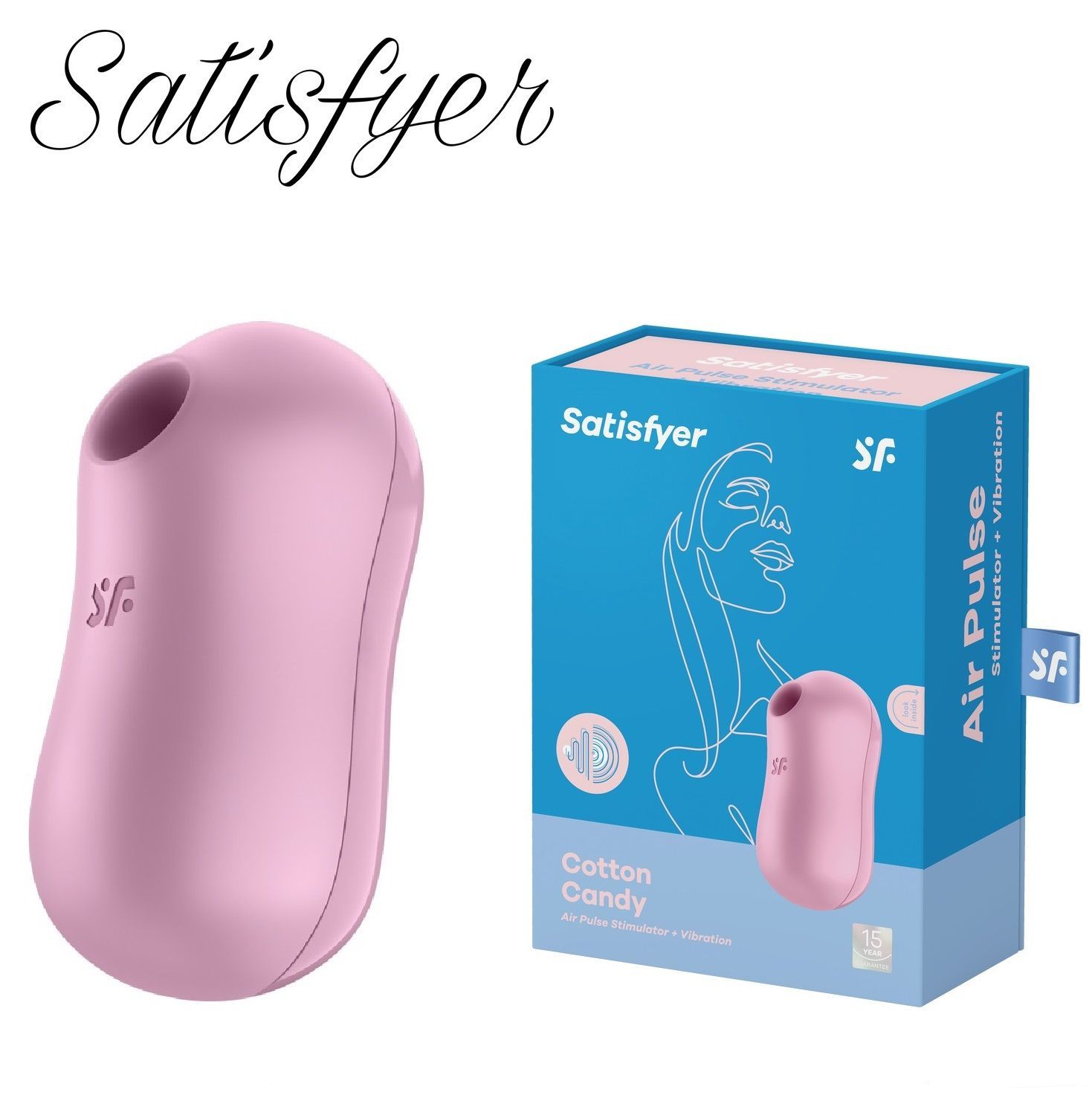 Satisfyer Вакуумно-волновой вибростимулятор Cotton Candy, сиреневый -  купить с доставкой по выгодным ценам в интернет-магазине OZON (1132734639)