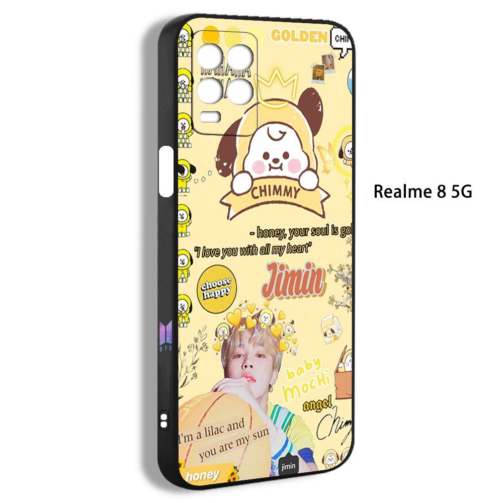 чехол для смартфона Подходит для Realme 8 5G BTS БТС Участники 10 летием  Чимин EDY83 - купить с доставкой по выгодным ценам в интернет-магазине OZON  (824108671)