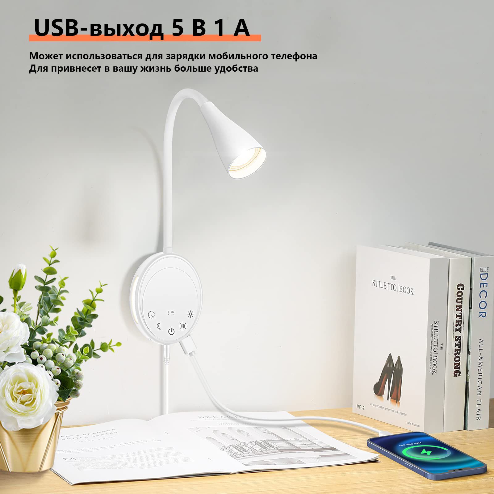 NIWEIDENG Бра, 11 Вт купить на OZON по низкой цене (1744719748)