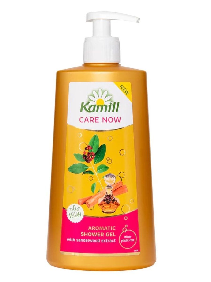 Гель для душа сандал. Kamill Relax Now Shower Gel гранат.