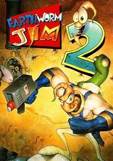 Картридж для SEGA 16 bit EARTH WORM JIM 2 / Игра для Sega: Earthworm Jim 2 без коробки