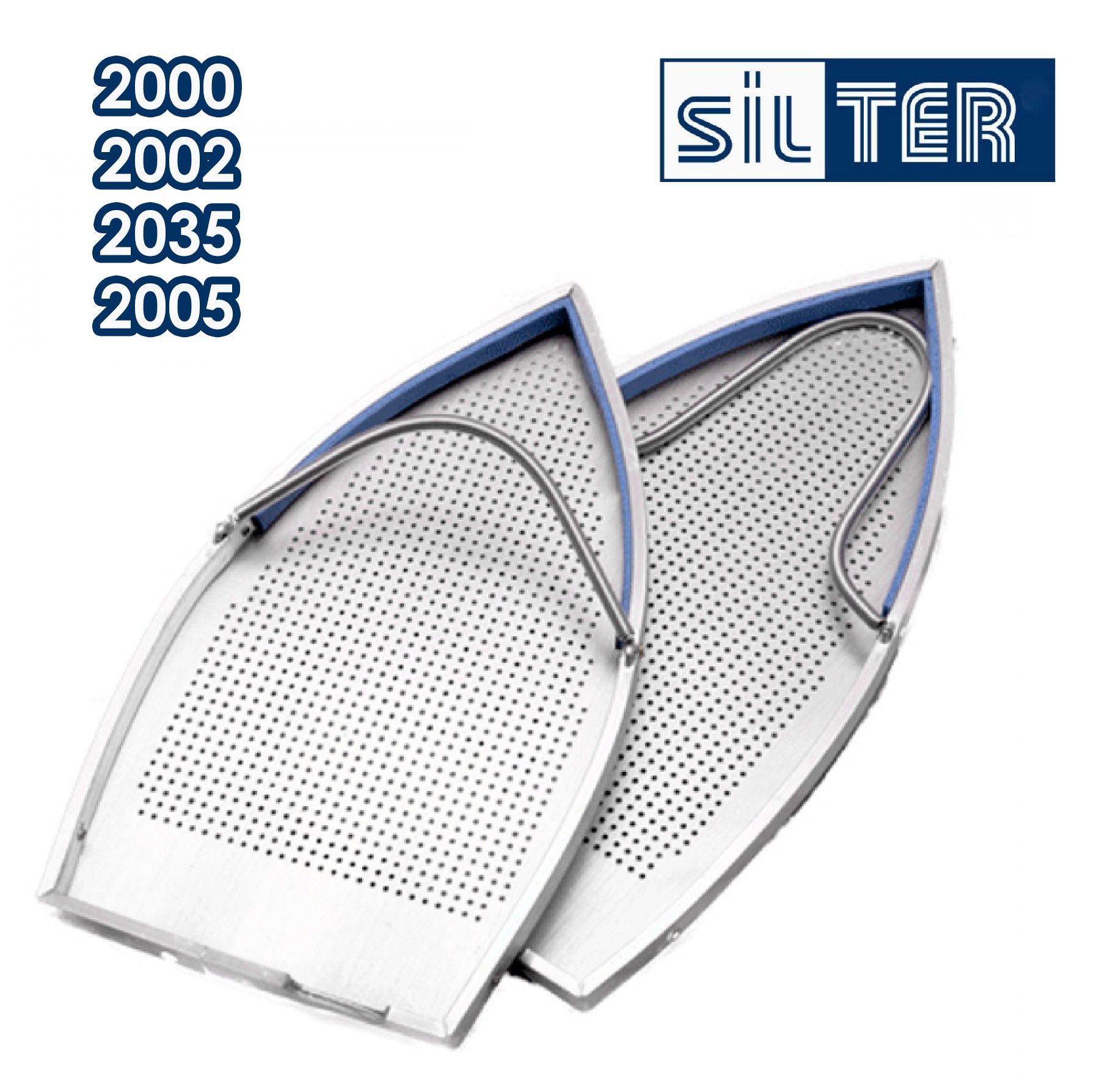 Тефлоновая насадка (подошва, разм: 228*123 мм) для утюгов SILTER super mini серии 2000, 2002, 2035, 2005.